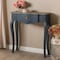 Baxton Studio Mazarine and Provincial Blue Spruce Finished Console Table 146-8179 - alternate 8